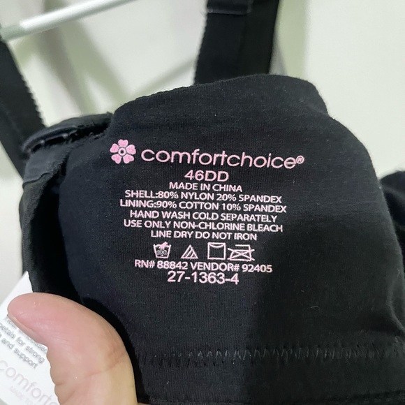 Black Full-Coverage Racerback Bra - Picture 5 of 5